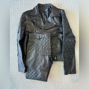 Genuine cowhide Riding Leathers